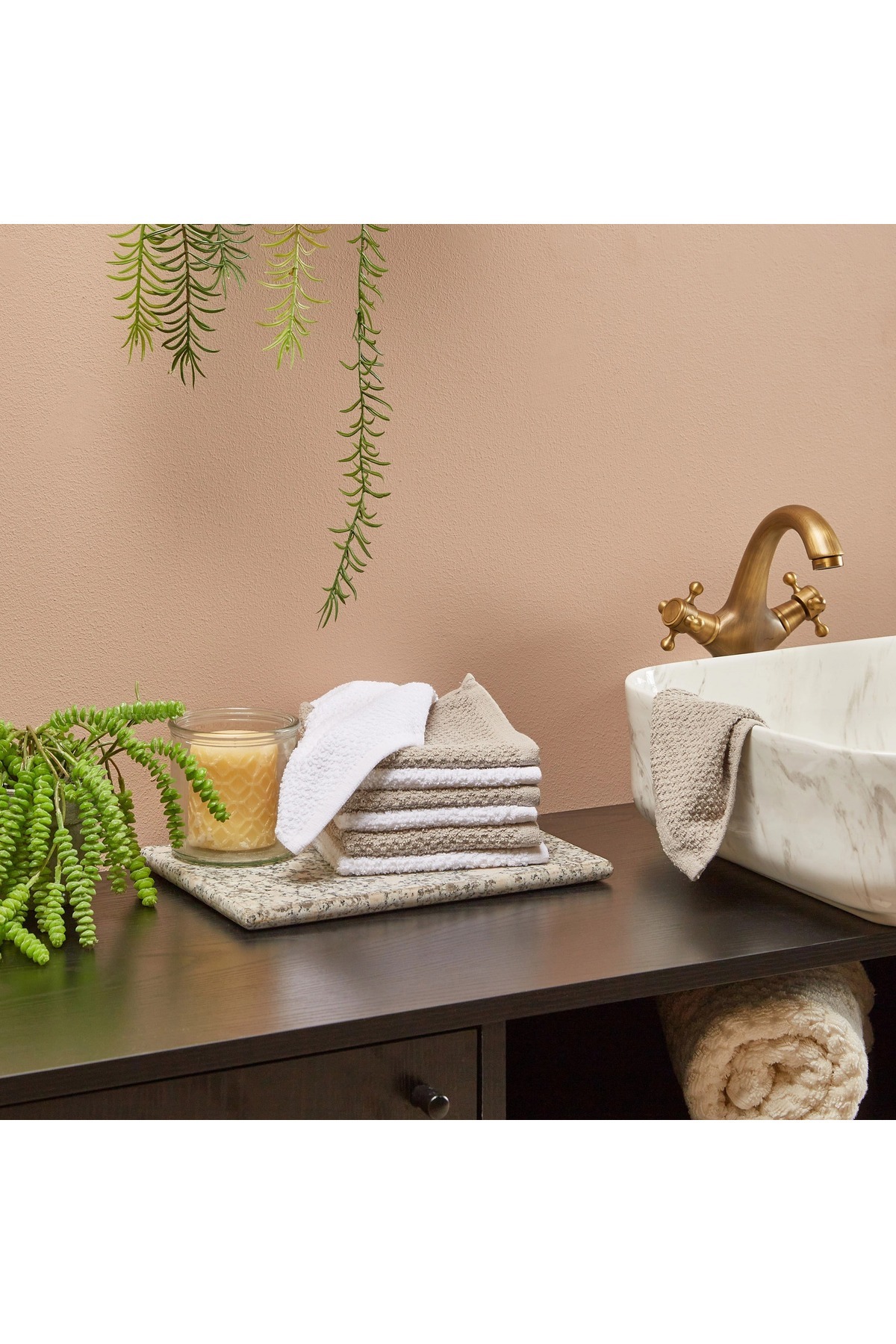 Generic-Day to Day Face Towel - Set of 8 4