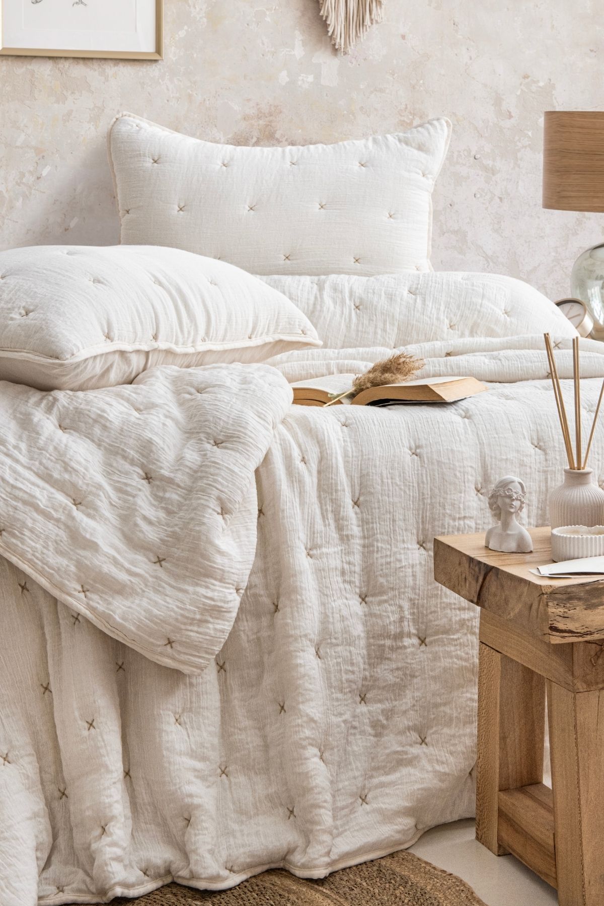 ZEBRACASA-Rita Double Bedspread Set 4
