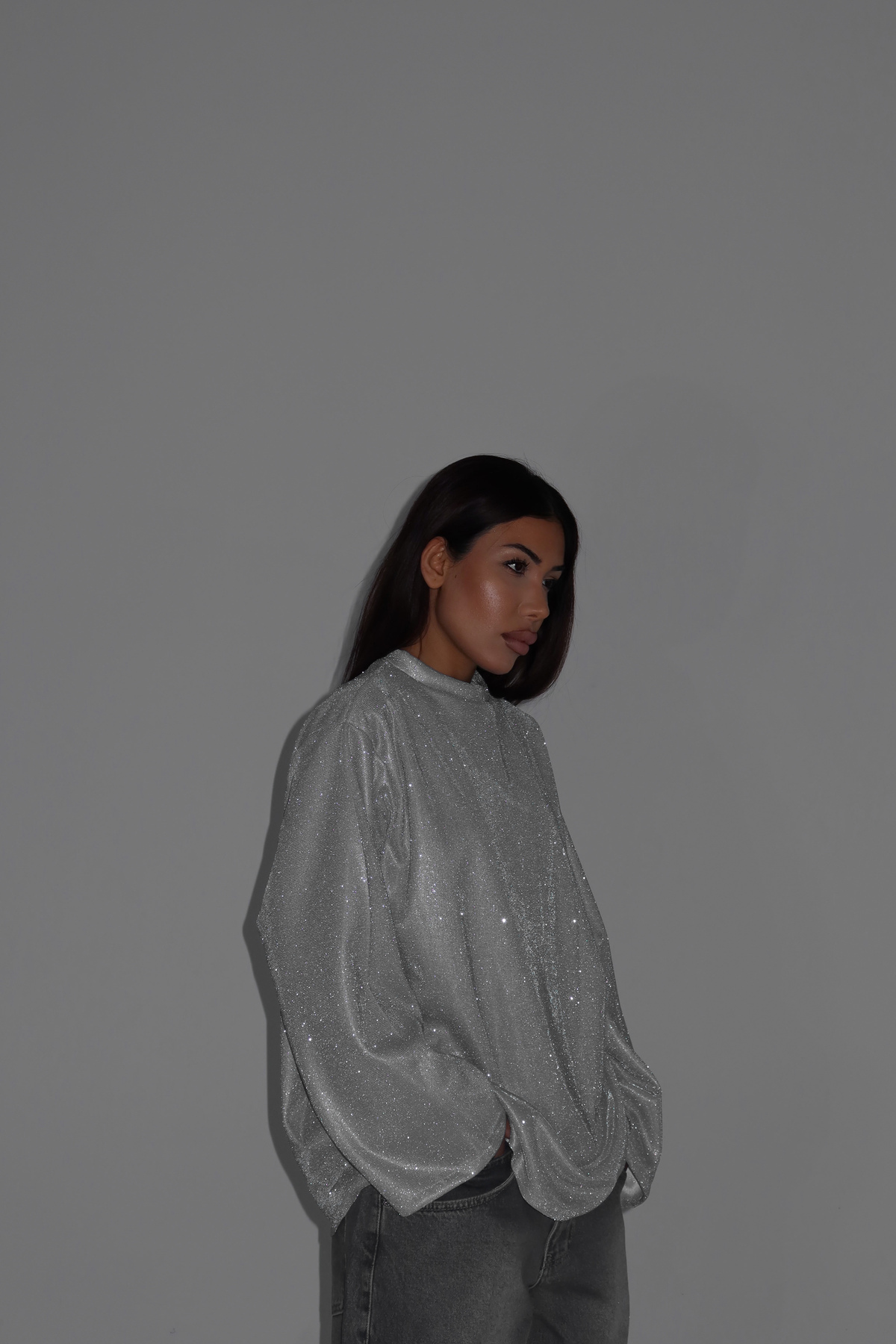 Gülşah Evecen Simli Modest Top görsel 3