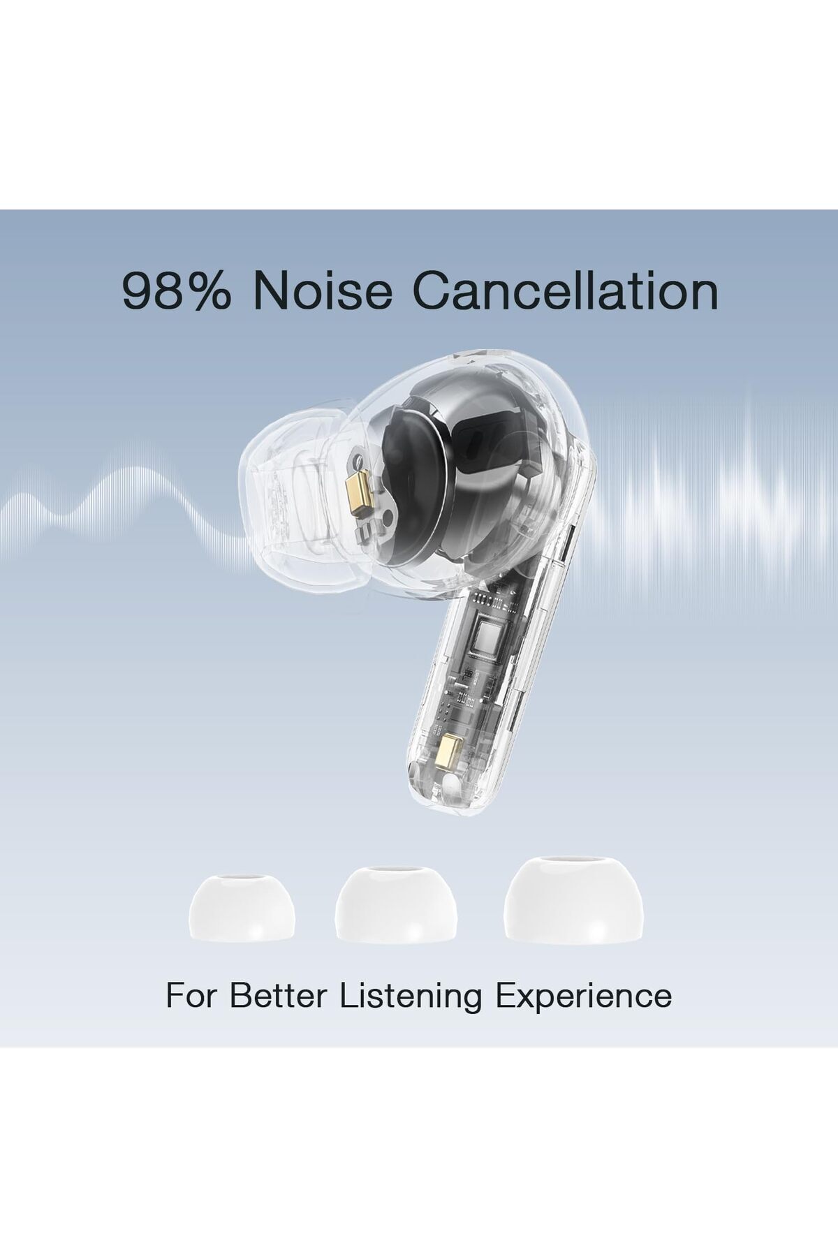Generic-SUNJOM Smartbuds Bluetooth 5.4 Transparency Mode 98% Active Noise Cancelling Reduction TWS Earphone 7