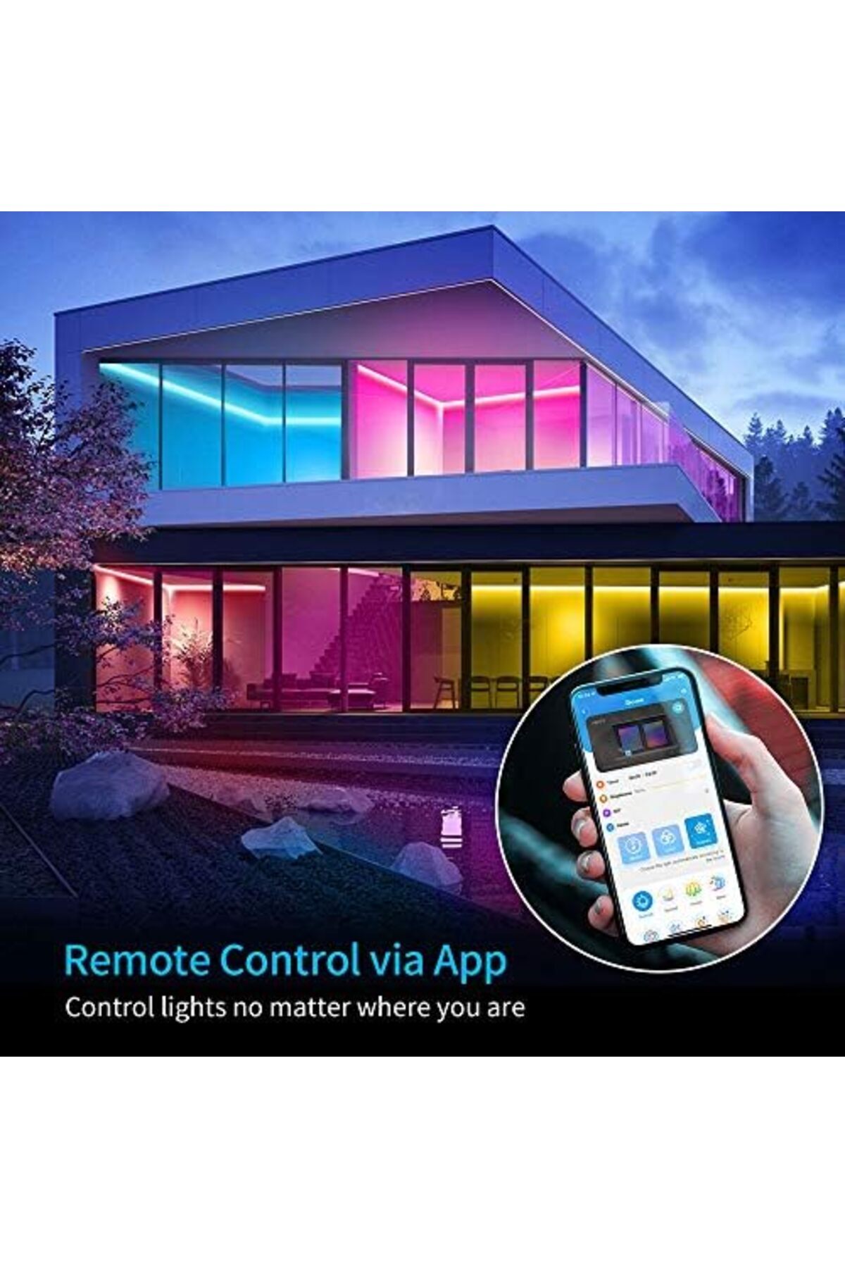 Govee-Alexa LED Strip Lights 5m, Smart WiFi App Control, Works with Alexa and Google Assistant, Musi 3