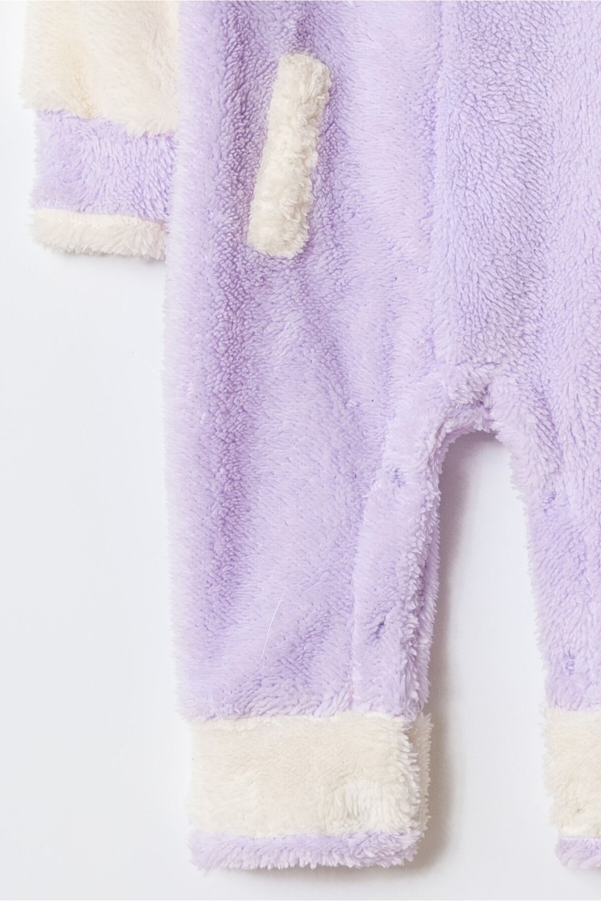 Chicsy Baby Kışlık Tatlı Welsoft Hi Yazılı Nakışlı Fermuarlı Alttan Çıtçıtlı Bebek Tulum fotoğrafı 5 (önizleme)