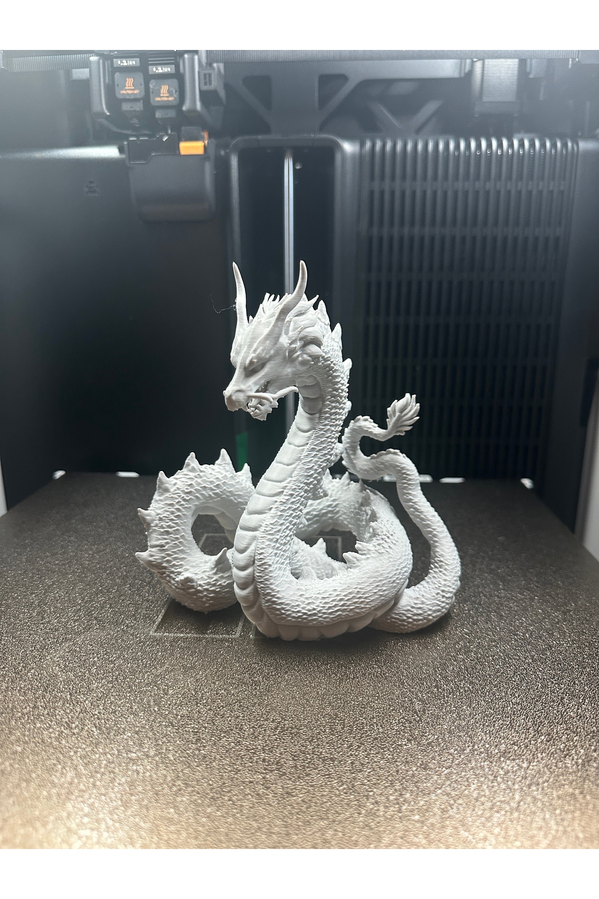 Yılan Ejderha Figürü – 3D Baskı Koleksiyon ve Dekoratif Biblo (15 cm)