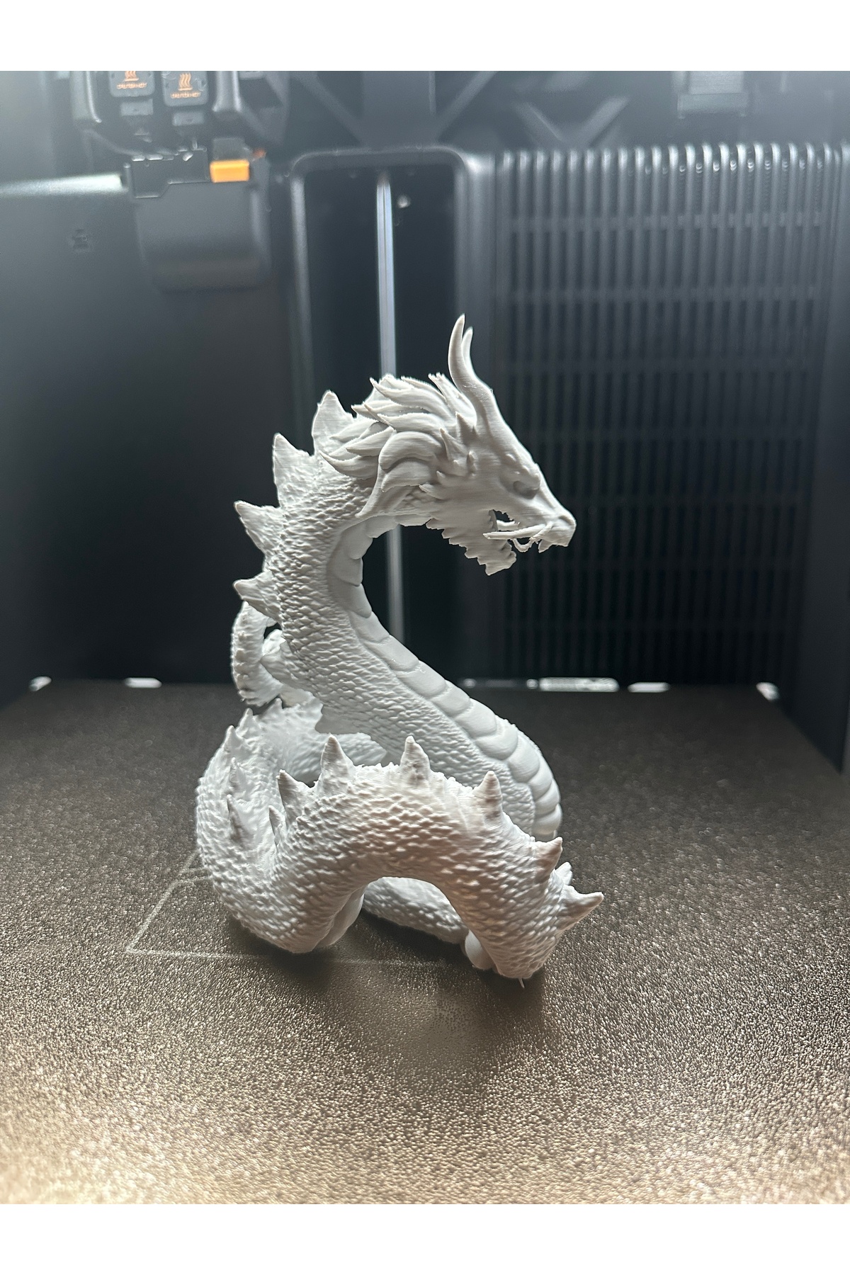 Yılan Ejderha Figürü – 3D Baskı Koleksiyon ve Dekoratif Biblo (15 cm)