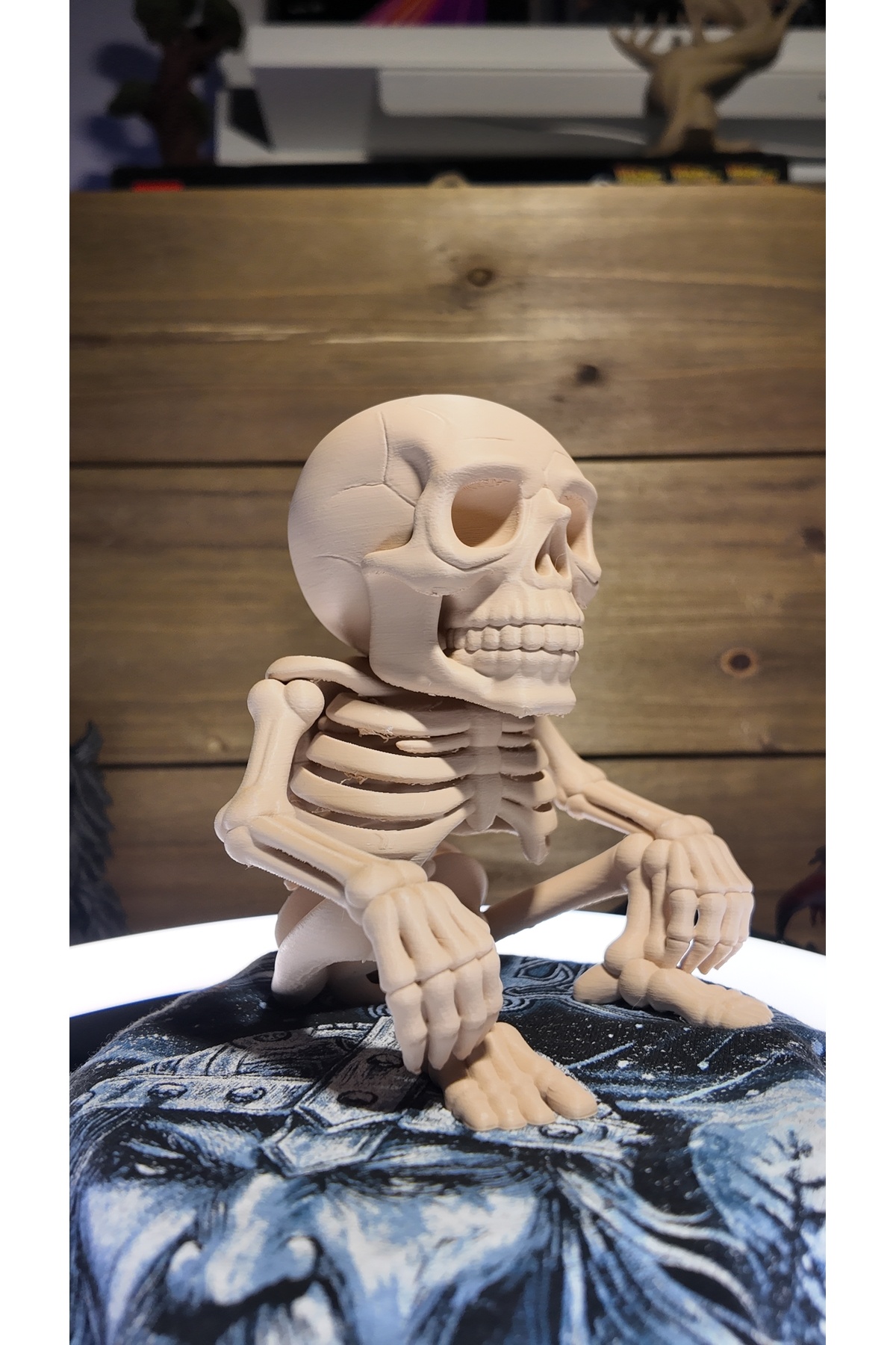 Figurine squelette Hollow Watcher – Figurine de collection et décorative imprimée en 3D (15 cm)