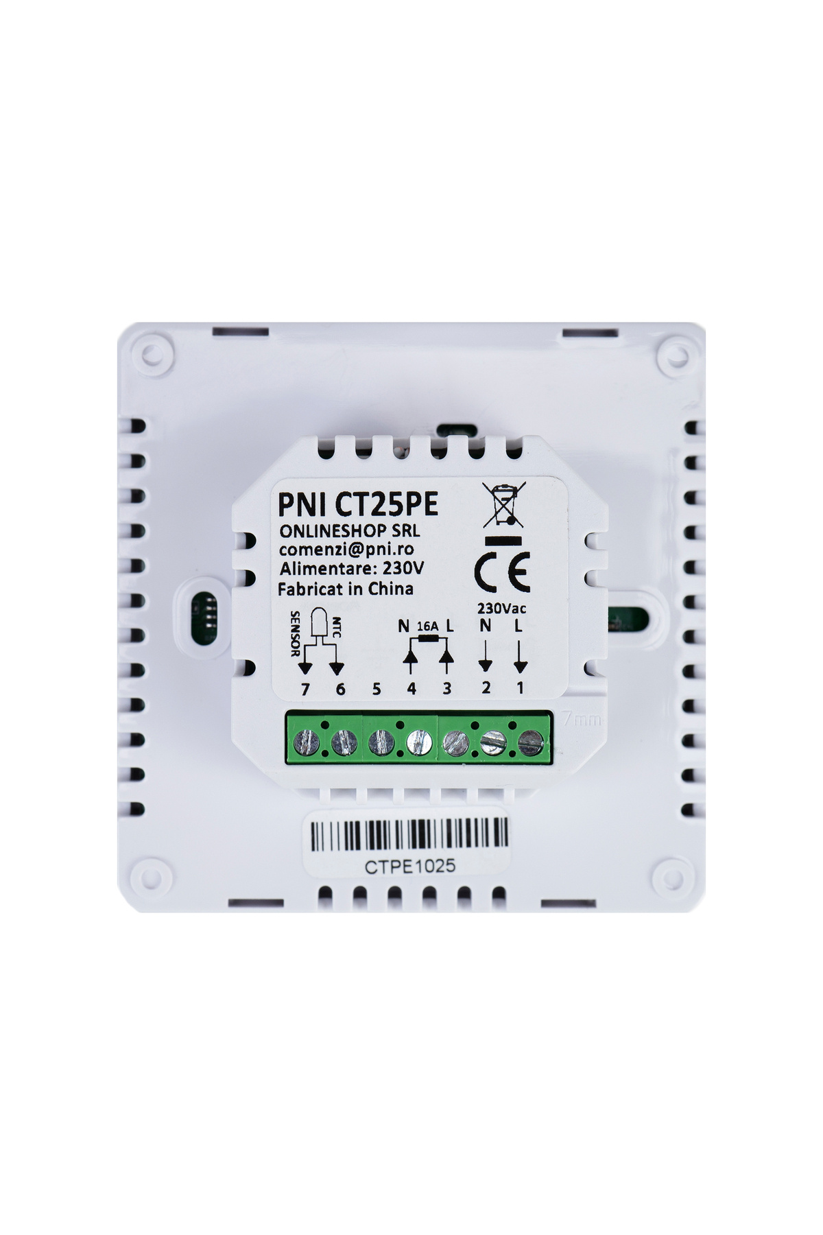 PNI-Built-in Smart Thermostat CT25PE WiFi, Internet Control, Electric underfloor Heating, Tuya APP 4