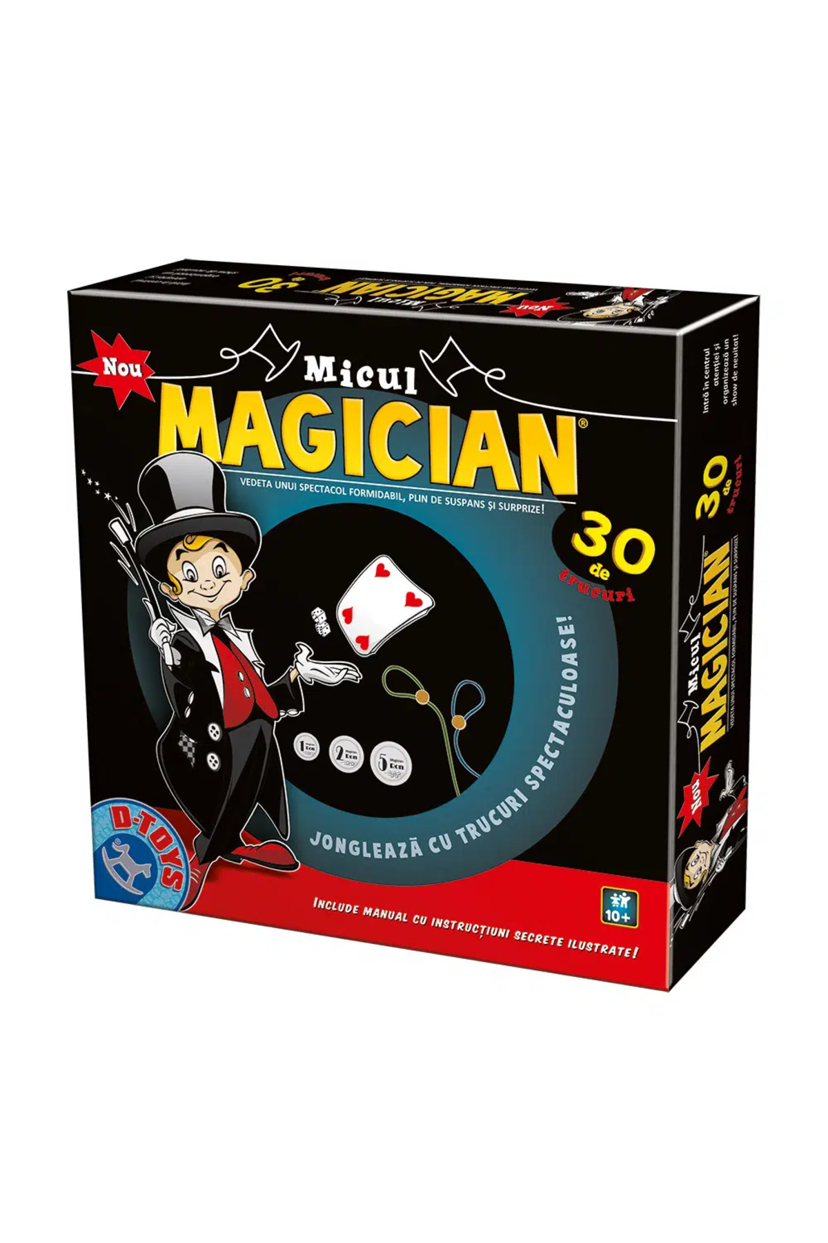 D-Toys Joc Micul Magician 30 – Joc interactiv de trucuri de magie