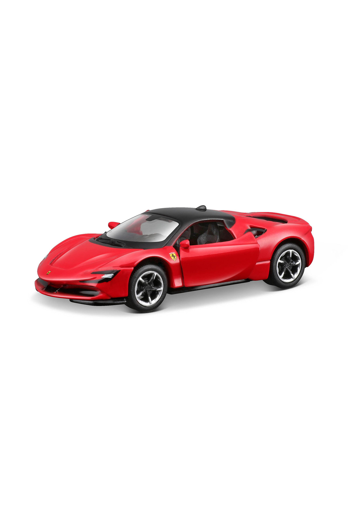 Ferrari SF90 Stradale Jaune Maisto 1/64 - Modèle Réduit Occasion Comme Neuf