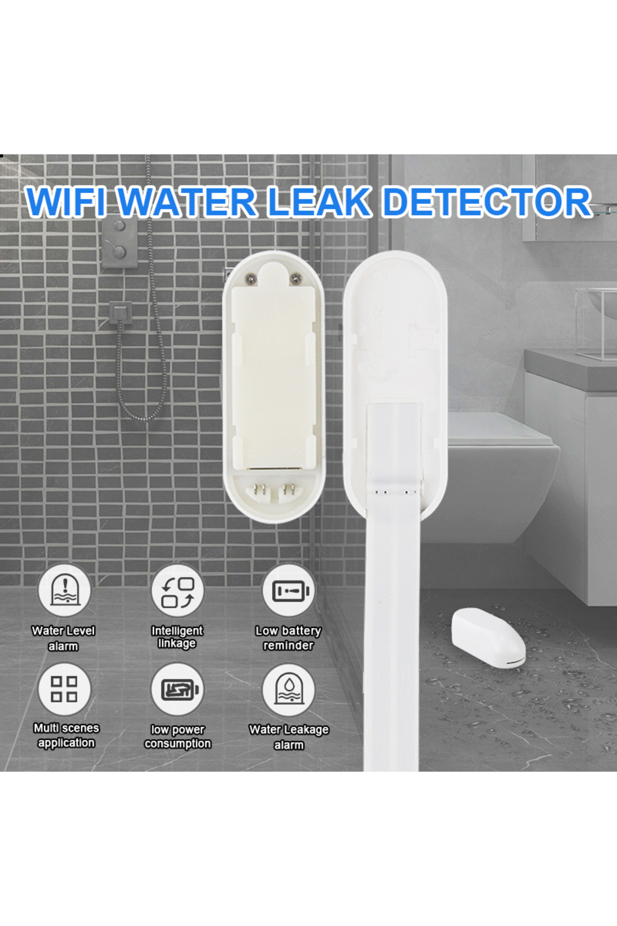 PNI-Smart flood sensor detector Safe House HS535S via the internet, Tuya APP 6