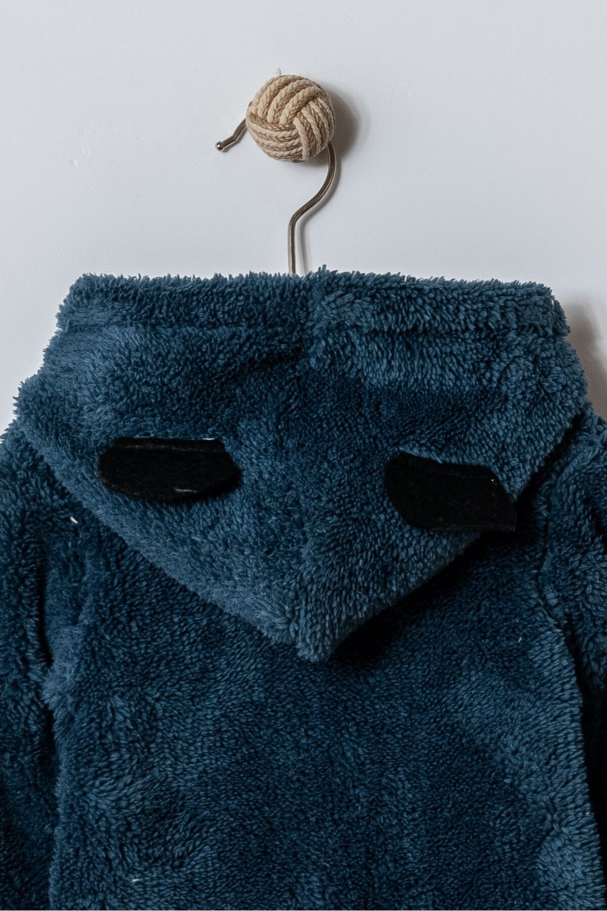 Chicsy Baby Kışlık Tatlı Welsoft Mickey Nakışlı Fermuarlı Kapüşonlu Bebek Tulum fotoğrafı 4 (önizleme)