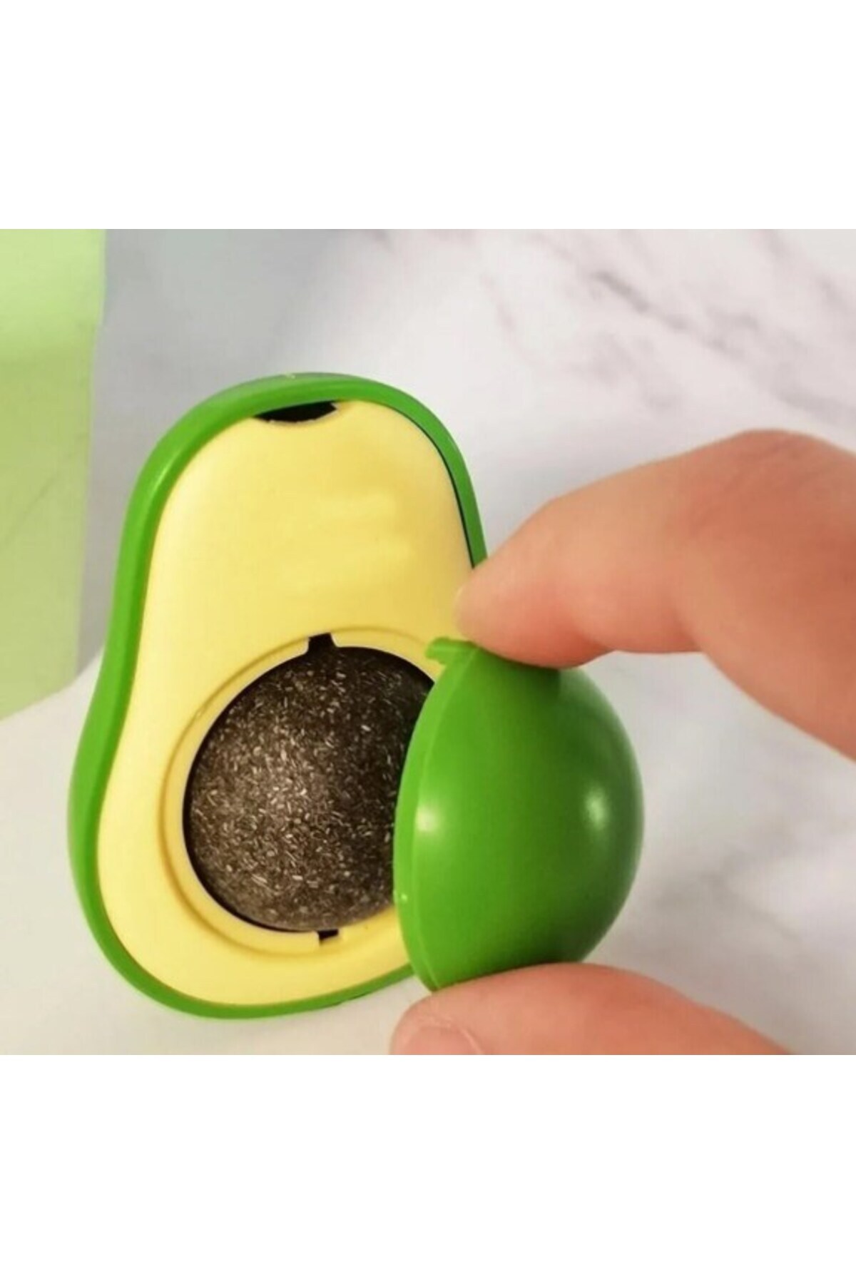 HediyeFilesi-Cat Grass Avocado Catnip 360 Degree Rotating Catnip Toy 3