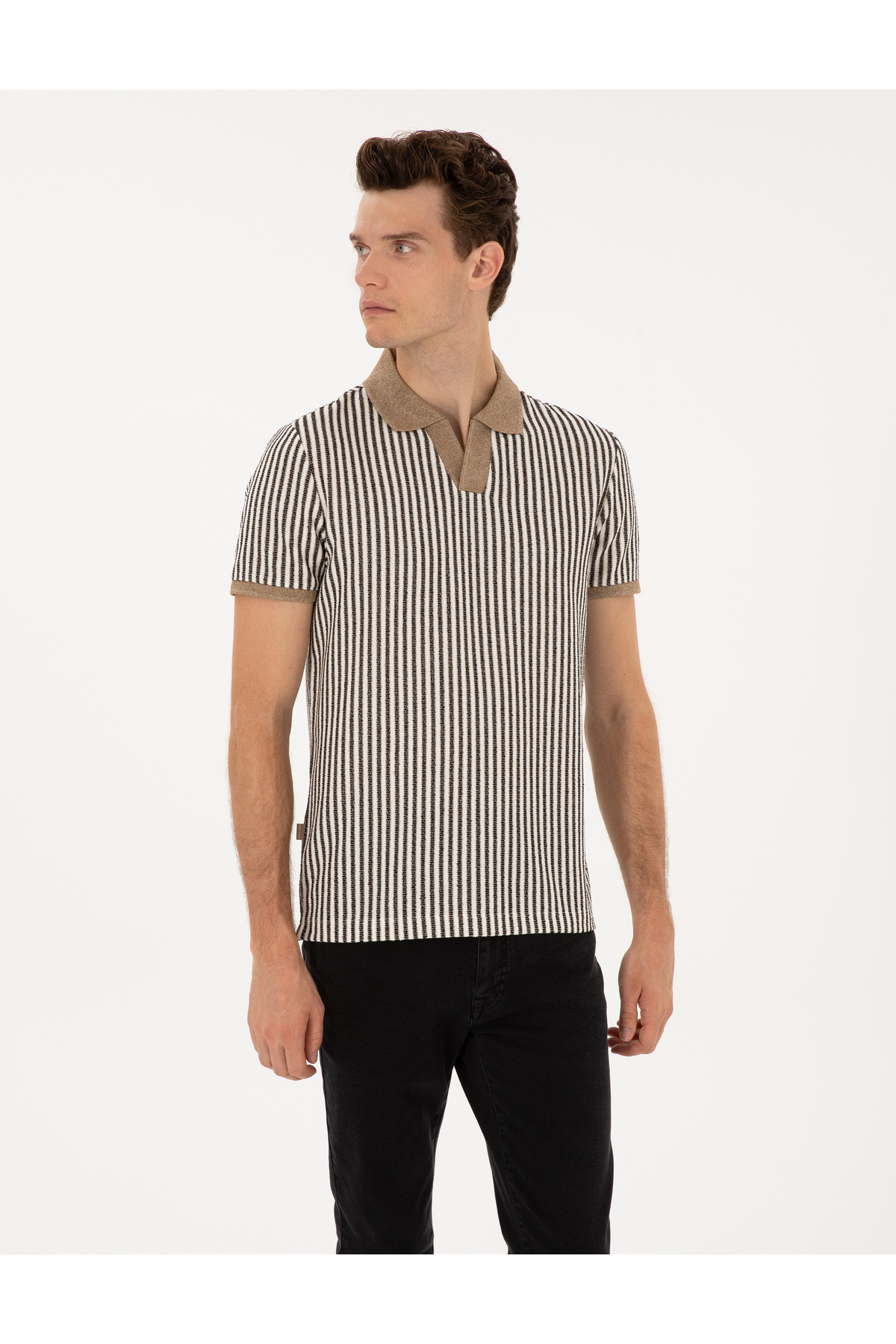 پیر کاردین تی شرت Mink Slim Fit 50311691-VR052