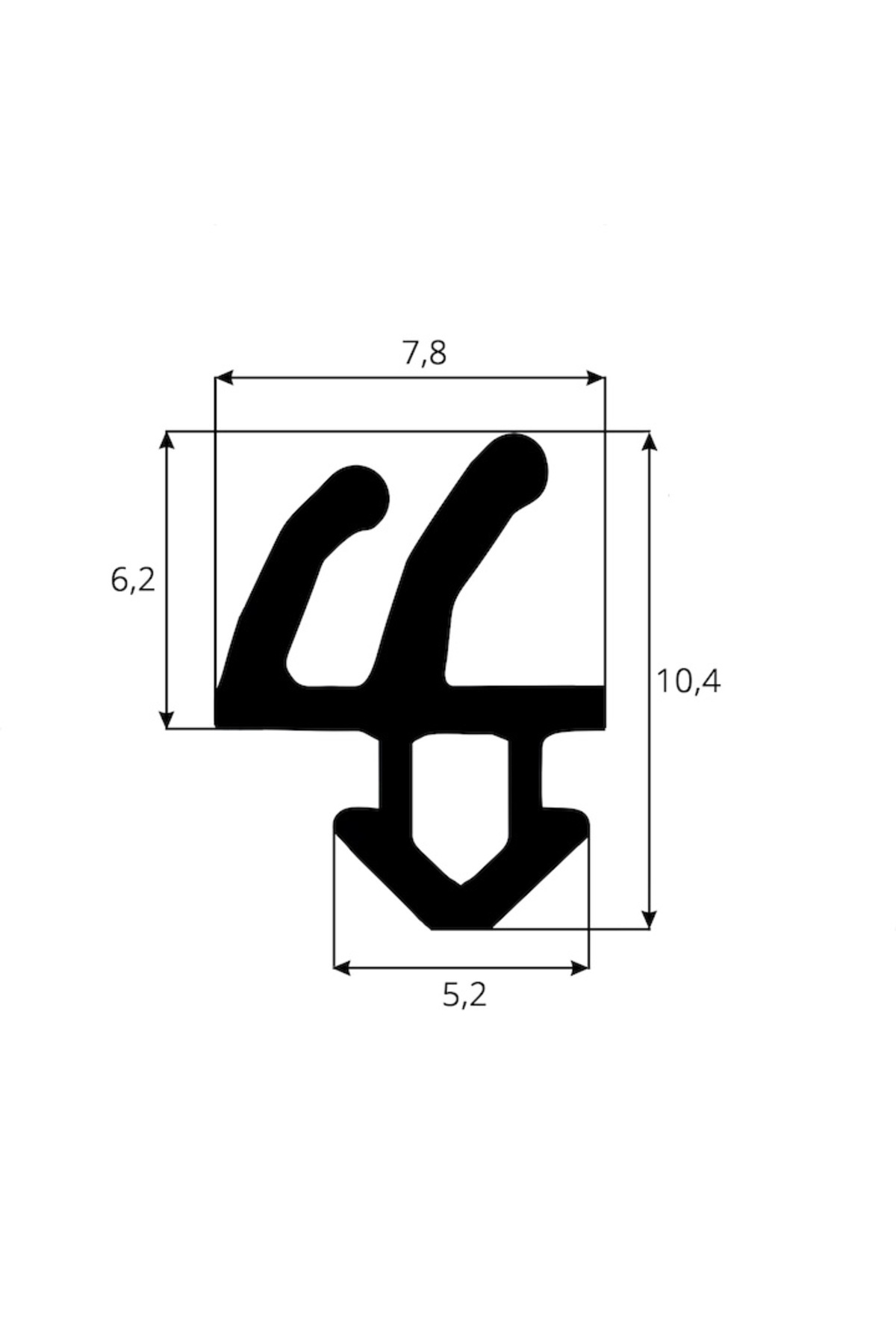 SOLIDON-Window Seal, PVC, 5m 3