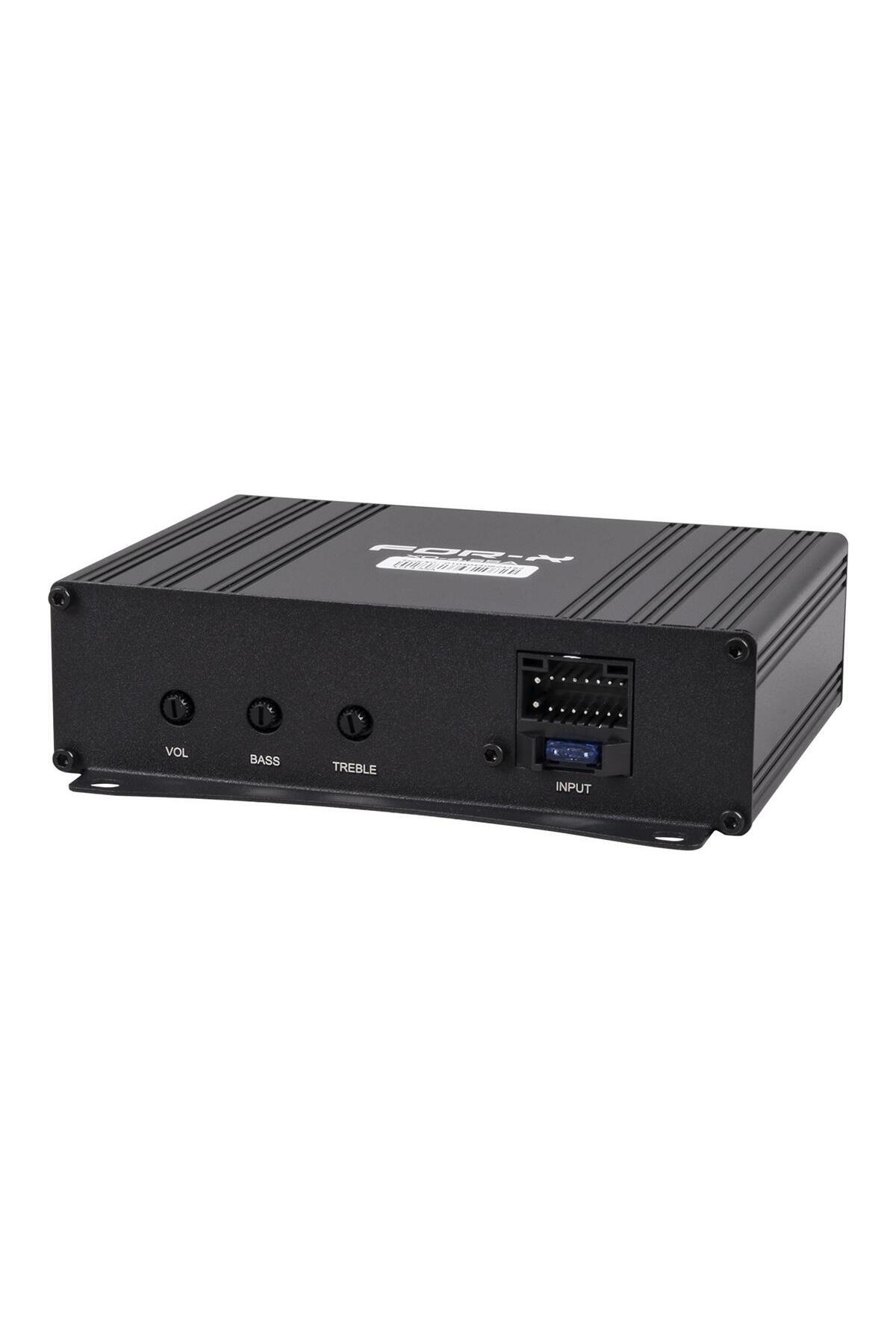 For-X XQ-4.55A-4X55W RMS-MİNİ YER KAPLAMAYAN-DİREK SOKETLİ 4 KANAL