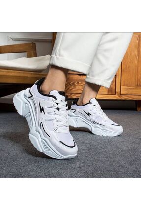 FLARF Kadın, Erkek, Unisex Ortopedik Triko Yürüyüş Spor Ayakkabısı, Günlük Sn...