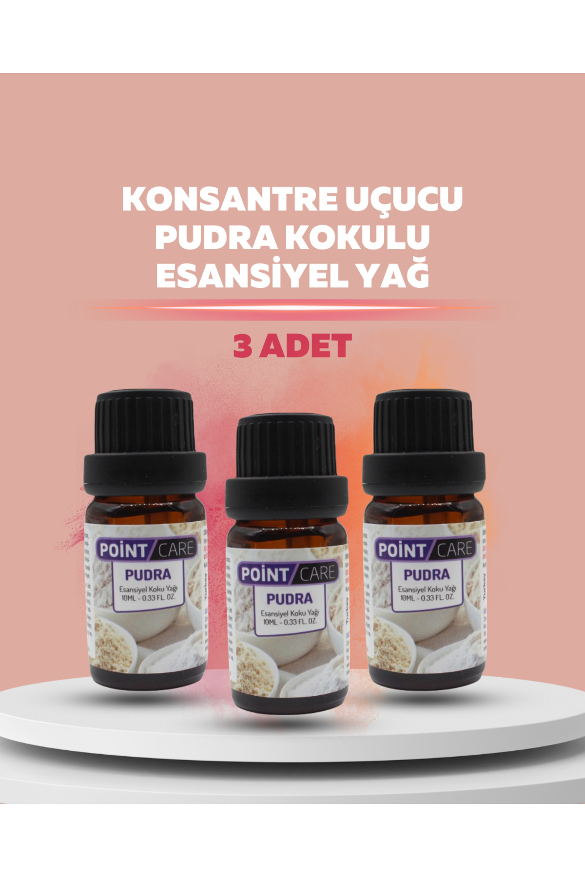 AYMAGNET POINT CARE Pudra Kokulu Esansiyel Uçucu Yağ - 3 ADET