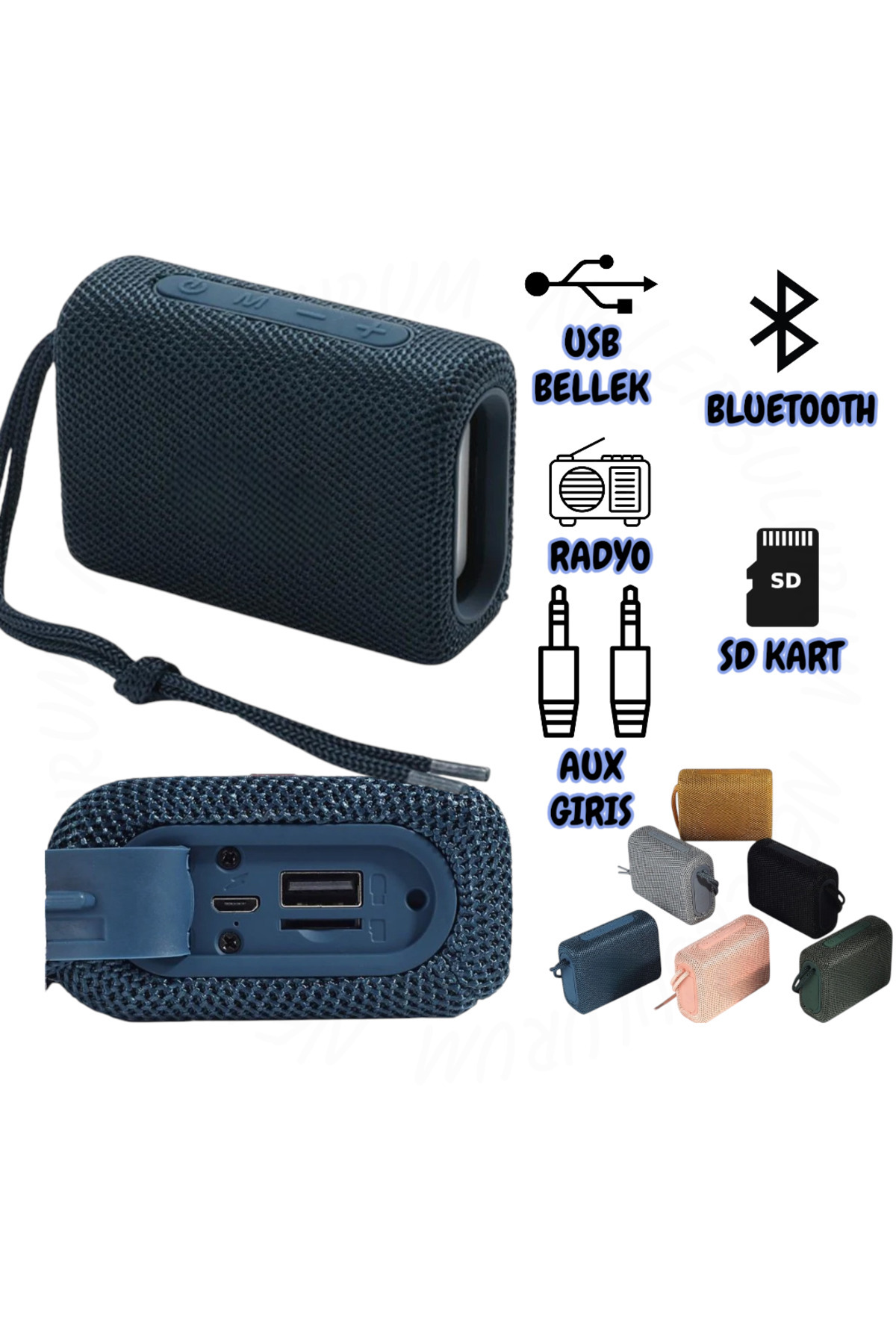 nelerbulurum Yüksek ses kalitesi RADYO/AUX/USB/SD/BLUETOOTH Hoparlör Taşınabilir MİNİ Ses Bombası