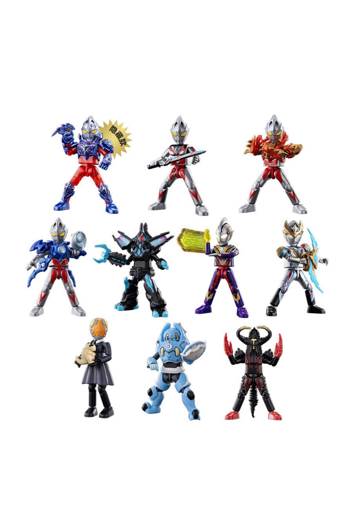 فیگورهای اولترامن گالکسی نسخه ۱۳، تخیل خود را آزاد کنید | مجموعه ساخت فیگور اکشن