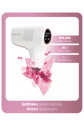 Relux IPL9650 SapphireCool Safir Buz Soğutma 1.000.000 Atım Acısız IPL Lazer ...