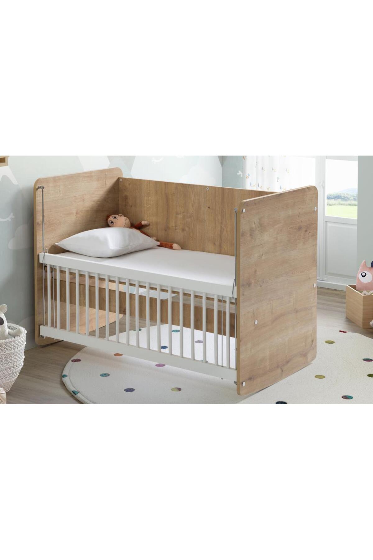 TB-1070 Practical Rocking Mother Side Crib 60 X 120