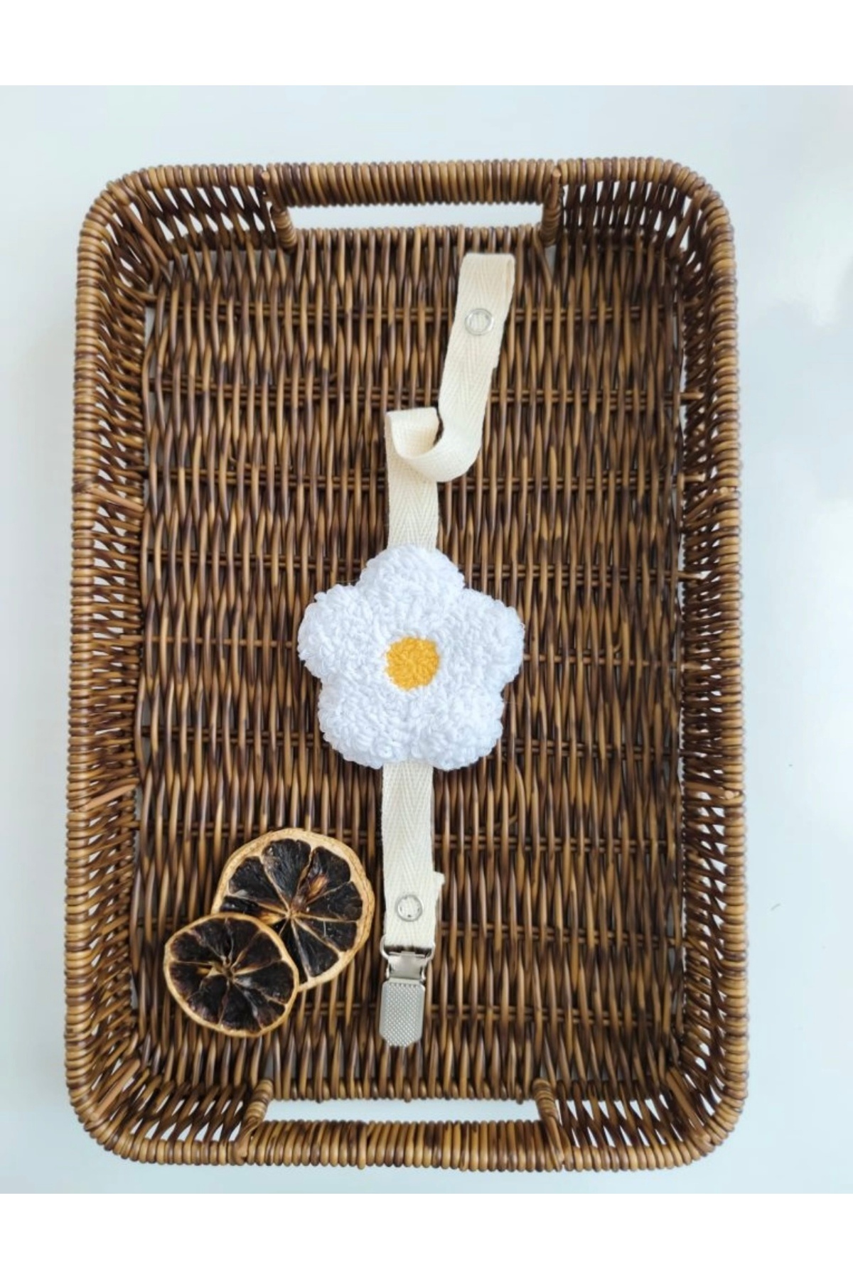 efecco Papatya Punch Emzik Zinciri /Askısı Doğal Iplerden Yeni Koleksiyon