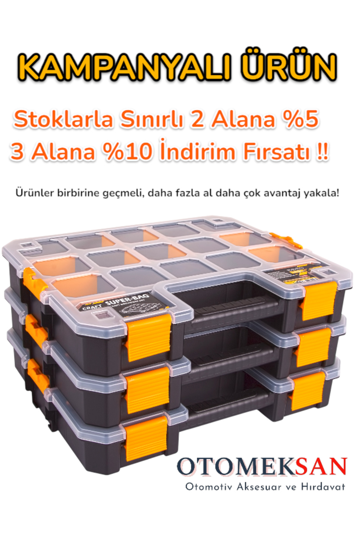 OTOMEKSAN CRAFT ORGANIZER 300 - Çok Gözlü El İşi & Hobi