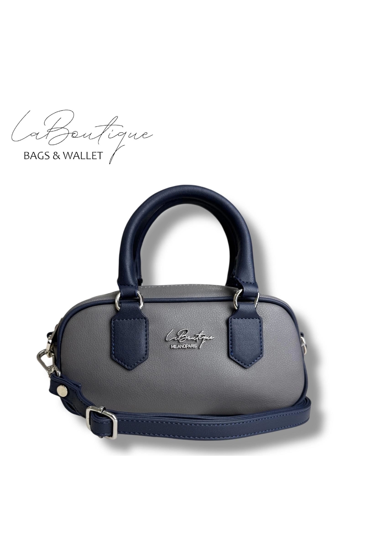 LB ÇANTA 6118 GRİ/LACİVERT