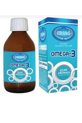 Ersağ Çilek Aromalı Omega-3 Sıvı