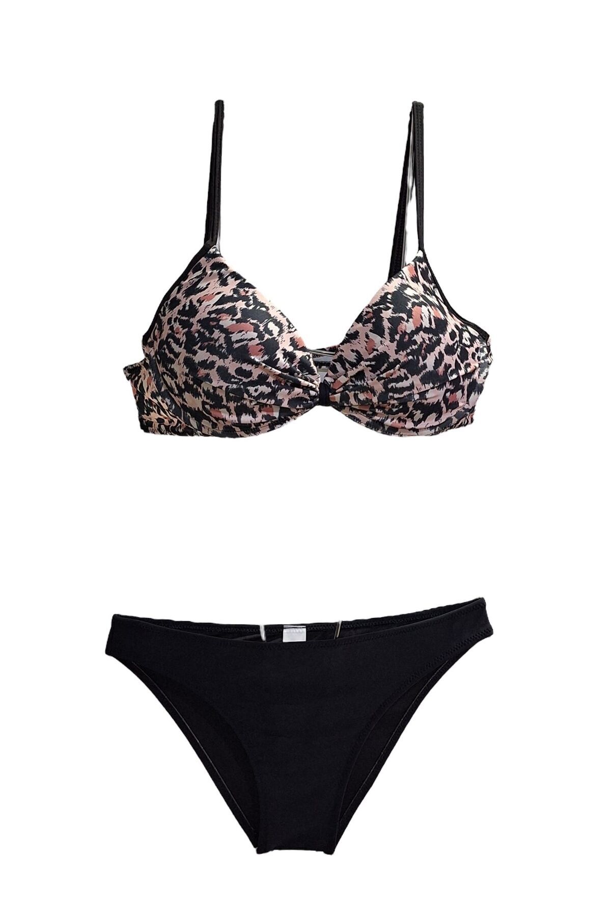 TooHot-Γυναικείο σετ μπικίνι Leopard Push-Up 1