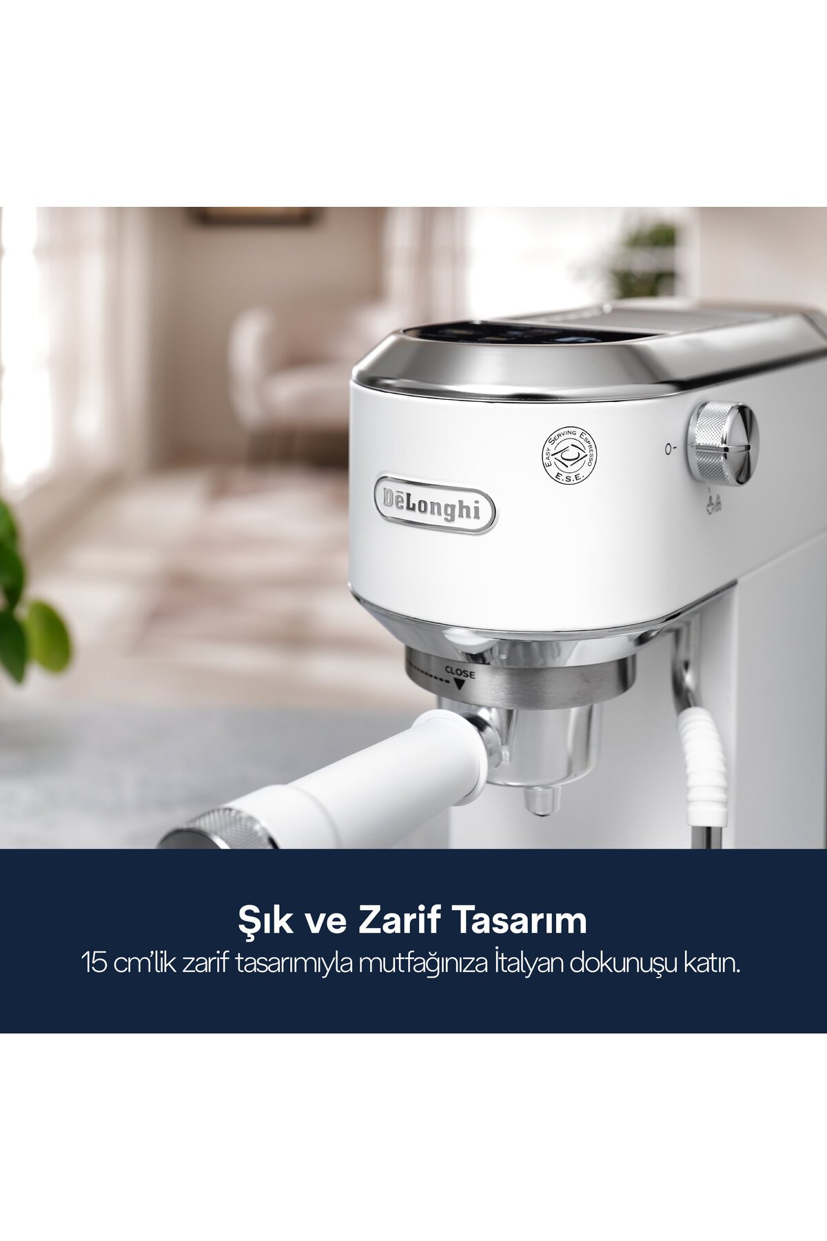 Dedica Duo Manuel Espresso Kahve Makinesi EC890.WI 10