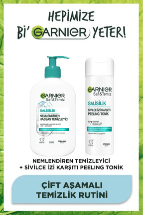 Garnier Salisilik Nemlendiren Temizleyici&Gözenek Sıkılaştırıcı Peeling Tonik...