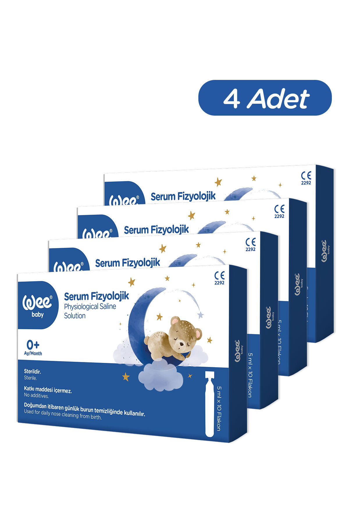 Wee Baby Serum Fizyolojik Seti (10x4 40 Adet)
