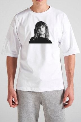 Taylor Swift Baskılı Oversize T-shirt / Tişört b0258