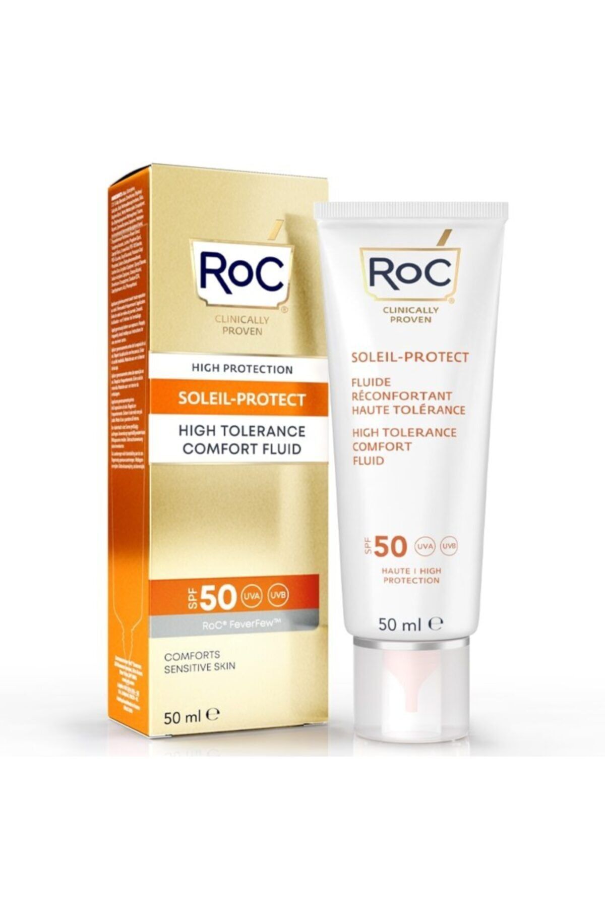 Roc Kırışık Karşıtı Rahatlatıcı Likit Güneş Kremi Spf50+ 50 Ml