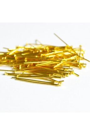 Altın Metal Iğne Avize Ve Perde Octagon Bağlama Iğnesi 2 Paket (100 Adet) AW018