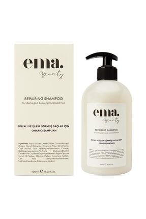 Boyalı Ve İşlem Görmüş Saçlar İçin Onarıcı Şampuan 500 ml Ş-EMA-001
