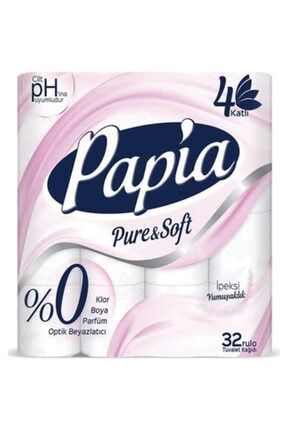 Pure&soft 4 Katlı Tuvalet Kağıdı 32'li 453218976