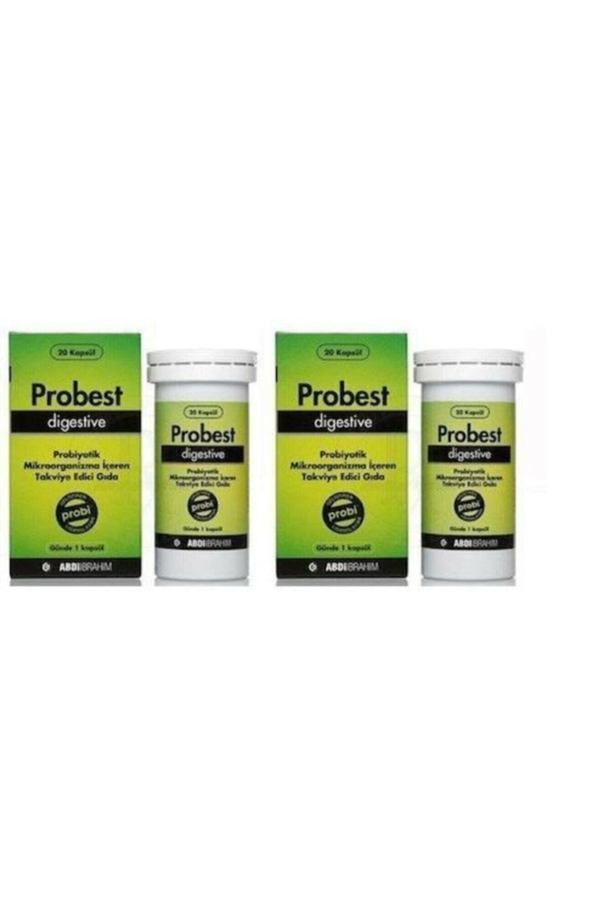 Пробиотик для пищеварения Probest, 20 капсул, 2 коробки, Abdi I. 8699514150800X2