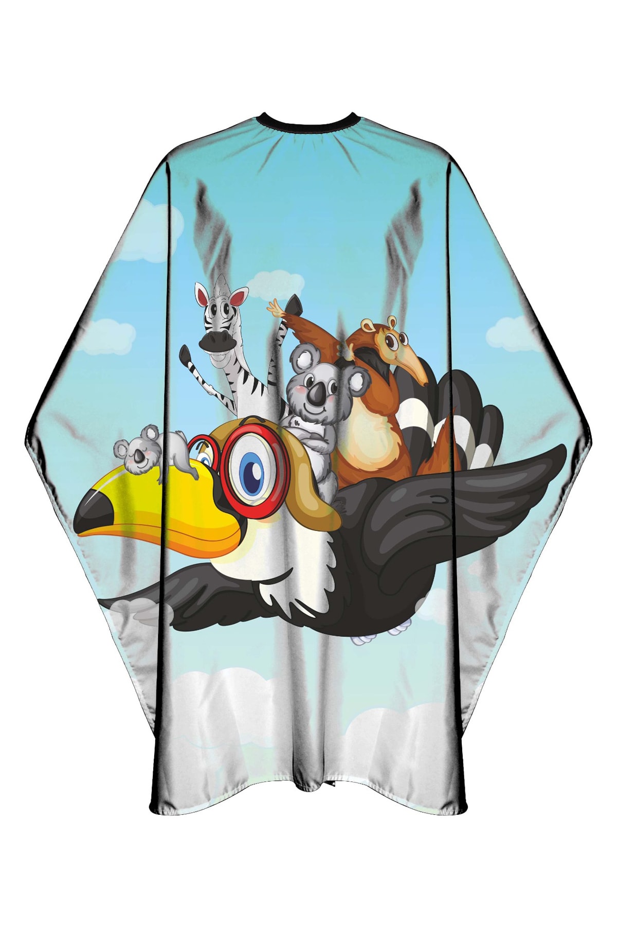 MASTERCAPE Penuar Çocuk Kuaför Berber Traş Saç Kesim Önlüğü Örtüsü C03