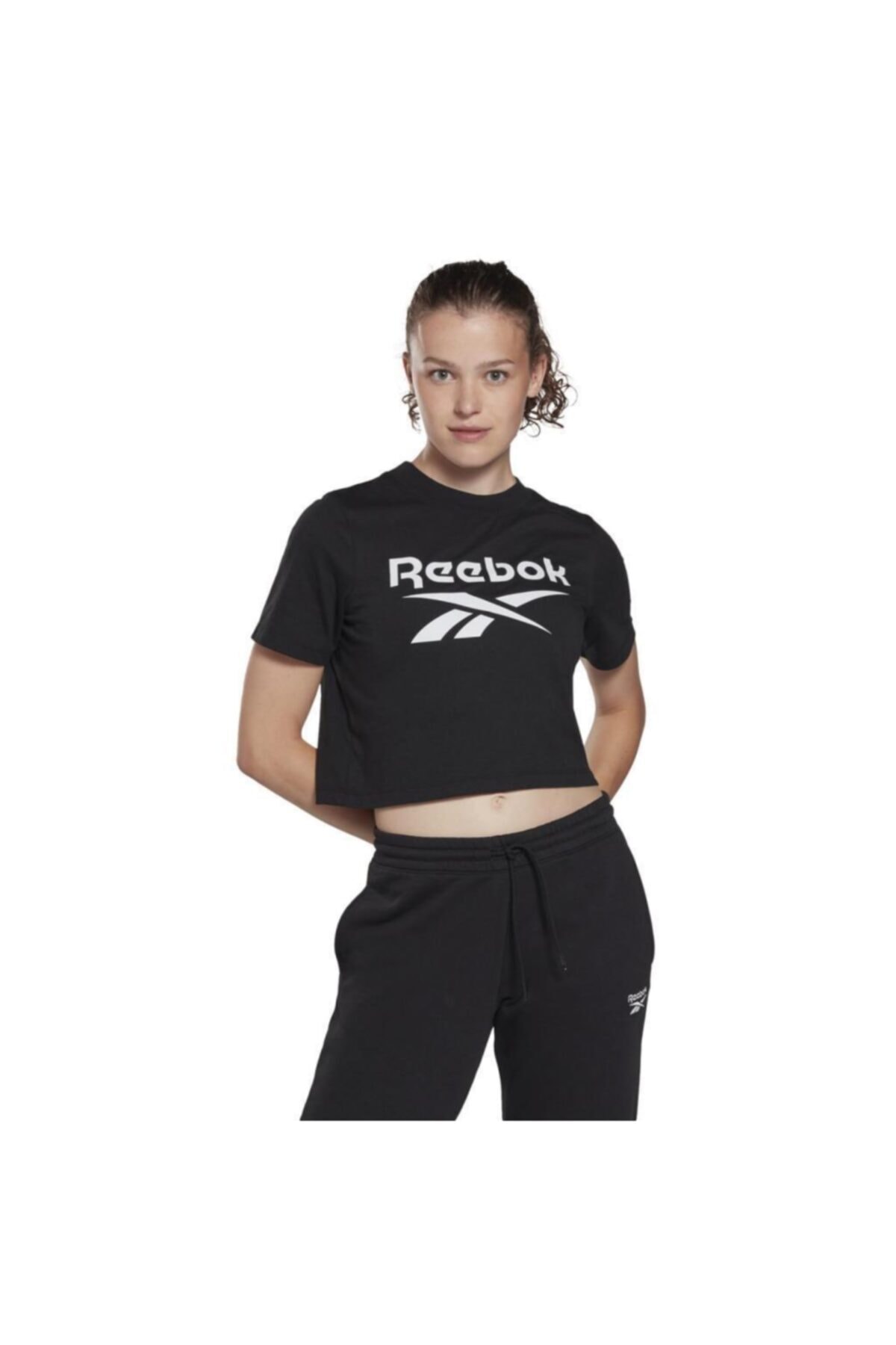 Reebok Fk2754 Classics Vector Kadın Siyah Tişört