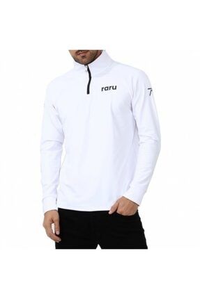 Erkek Yarım Fermuarlı Sweatshirt Vıta Beyaz RYFS201-001