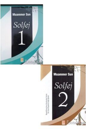 Solfej 1 - Solfej 2 - Muammer Sun 2 Kitap Set - MAMRSN12ST