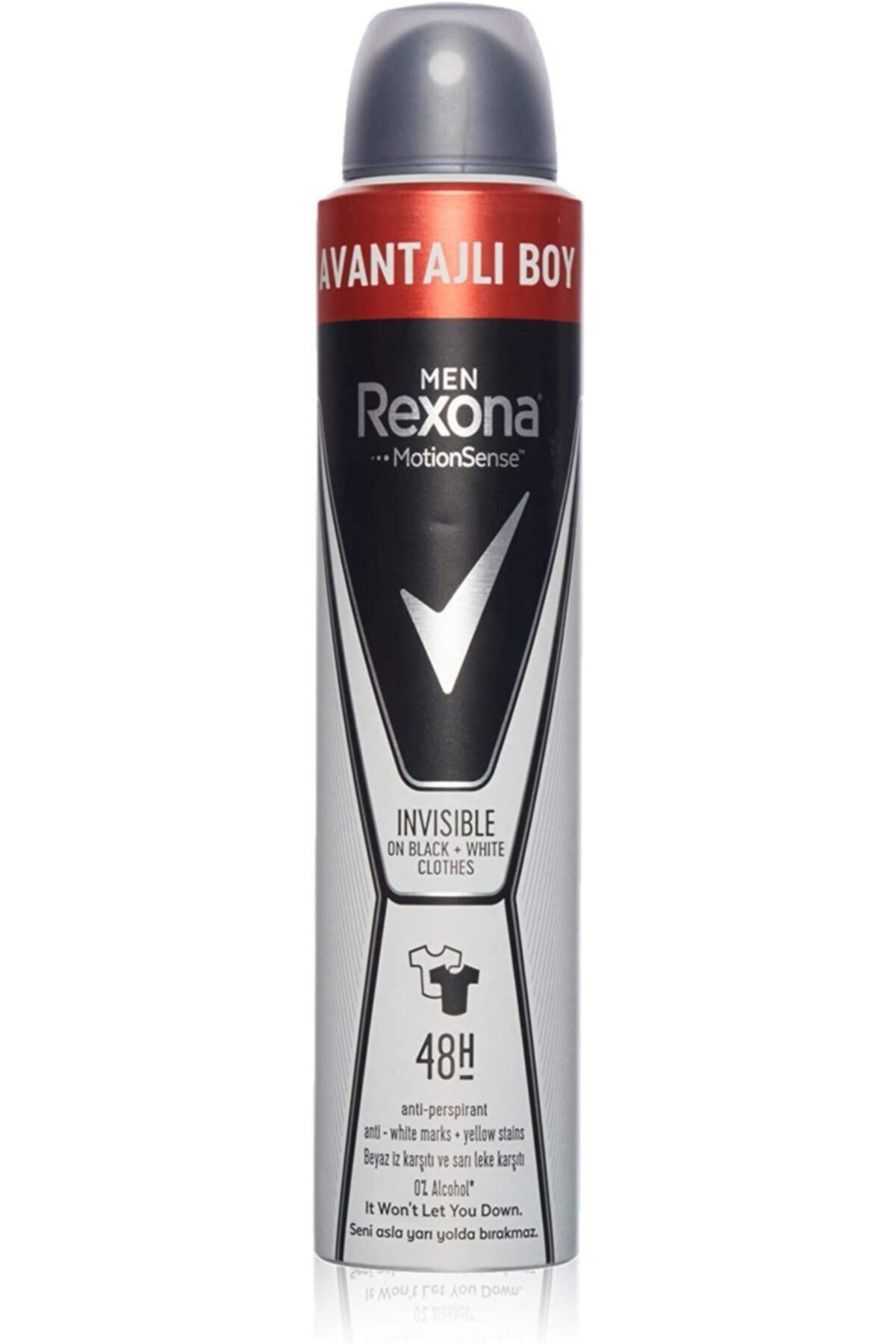 Rexona Men Invisible Black And White Erkek Sprey Deodorant 200 Ml