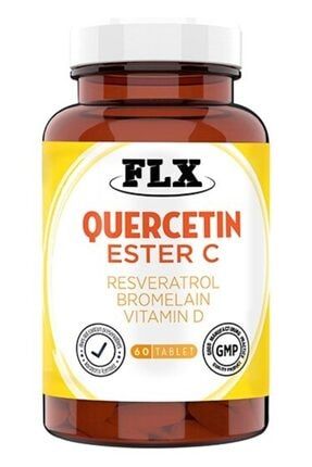 60 Tablet Quercetin Kuersetin Aserola Magnesium Resveratrol Ester C Vitaminini Complex 60kuer