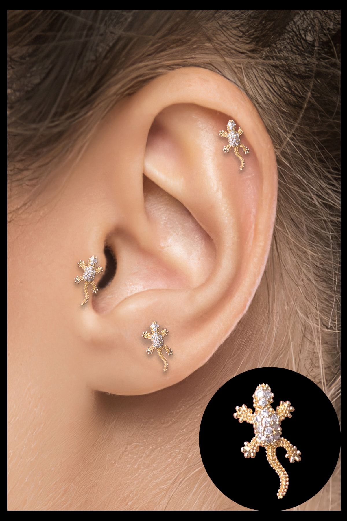 Lizard helix earring online