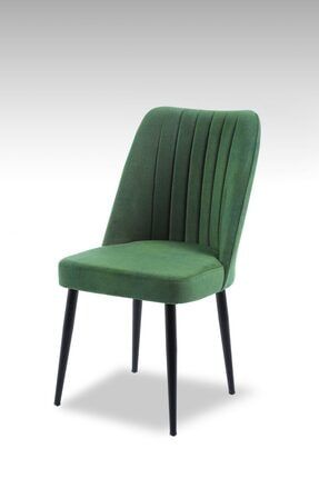 Vento Sandalye - Jerika Yeşil - Metal Siyah Ayak ventojerrysiyah