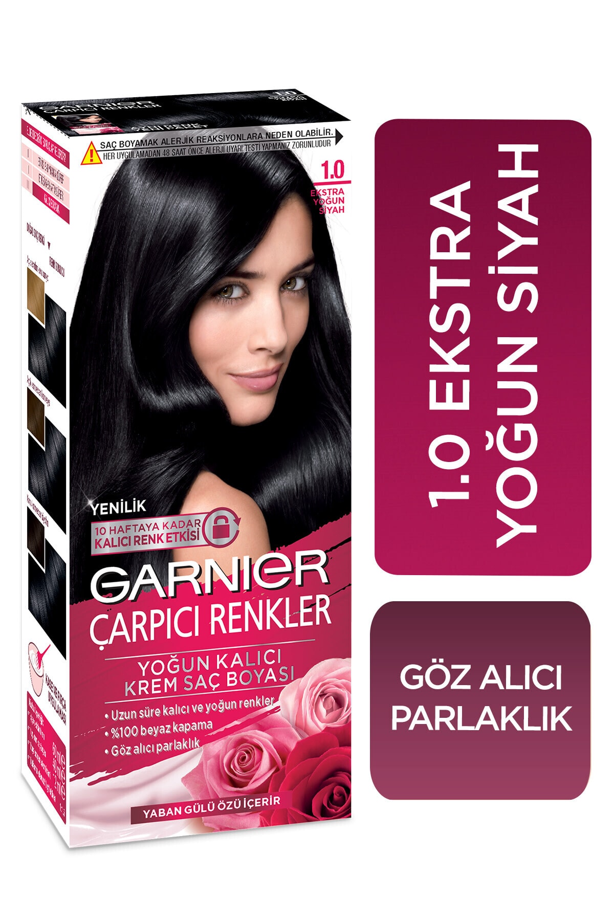 Garnier Saç Boyası - Çarpıcı Renkler 1.0 Ekstra Yoğun Siyah 3600541136908