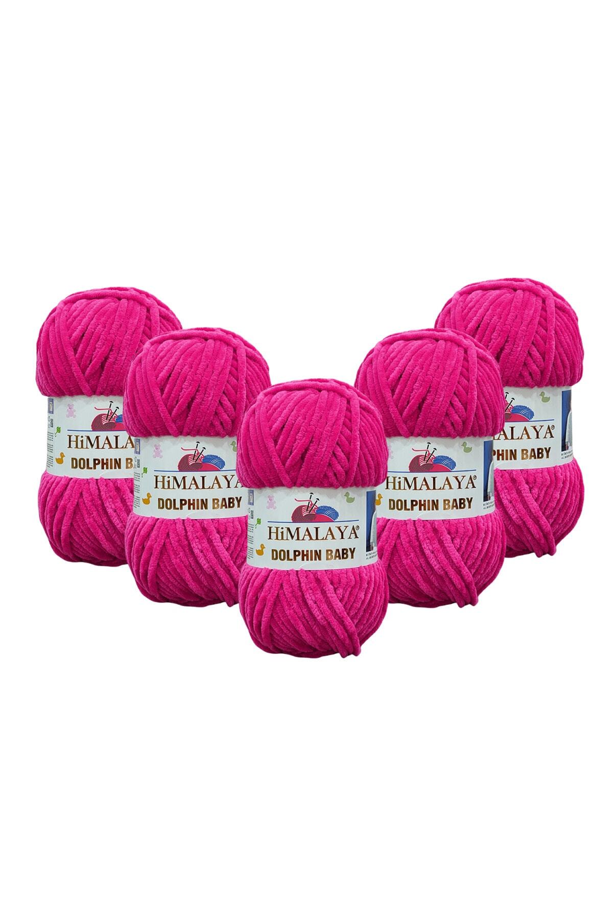 Dolphin Baby Velvet Rope 5-Pack - 80314 Fuchsia - 100 Gr. 120 Mt.