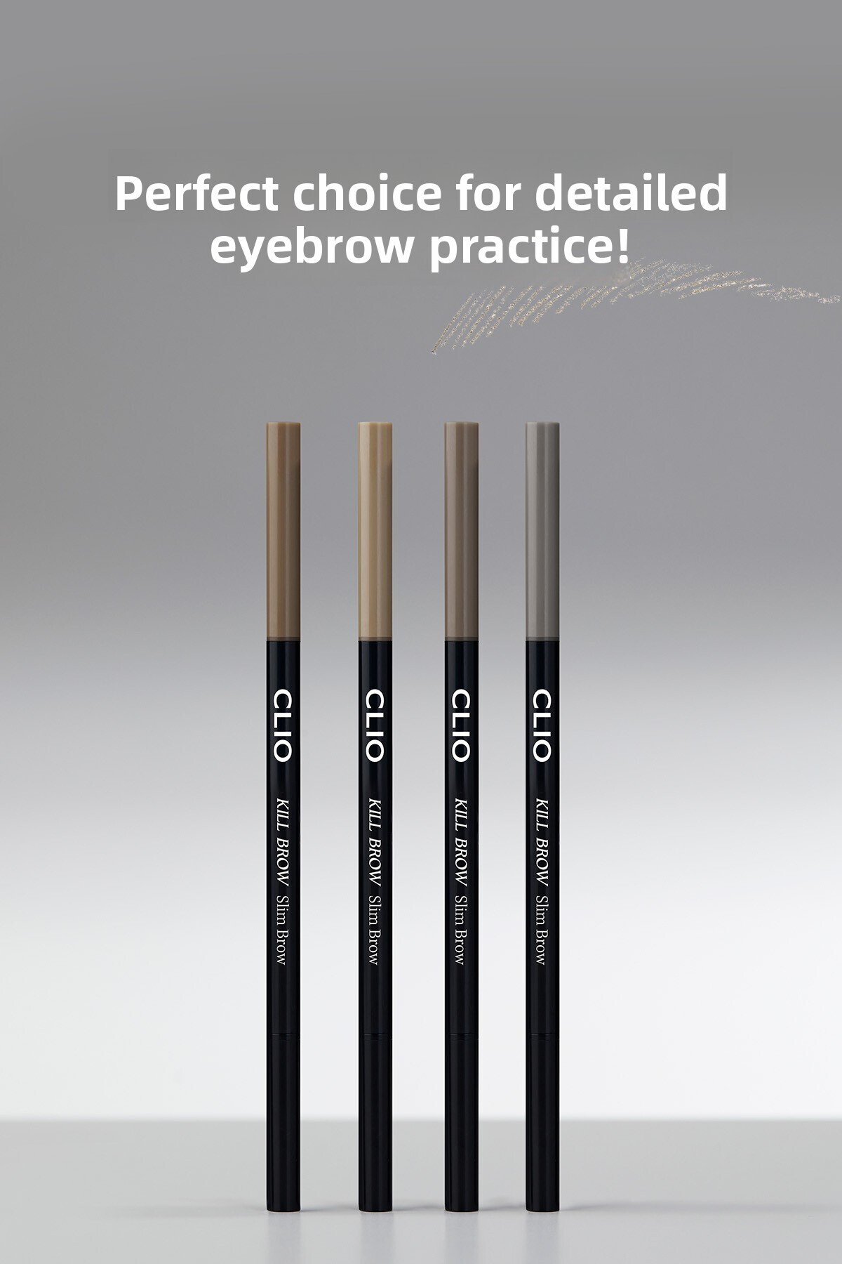 CLIO-قلم حواجب ذو طرف رفيع للغاية ذو وجهين يوفر مظهرًا طبيعيًا Kill Brow Slim Brow (02 MildBlondy) 7