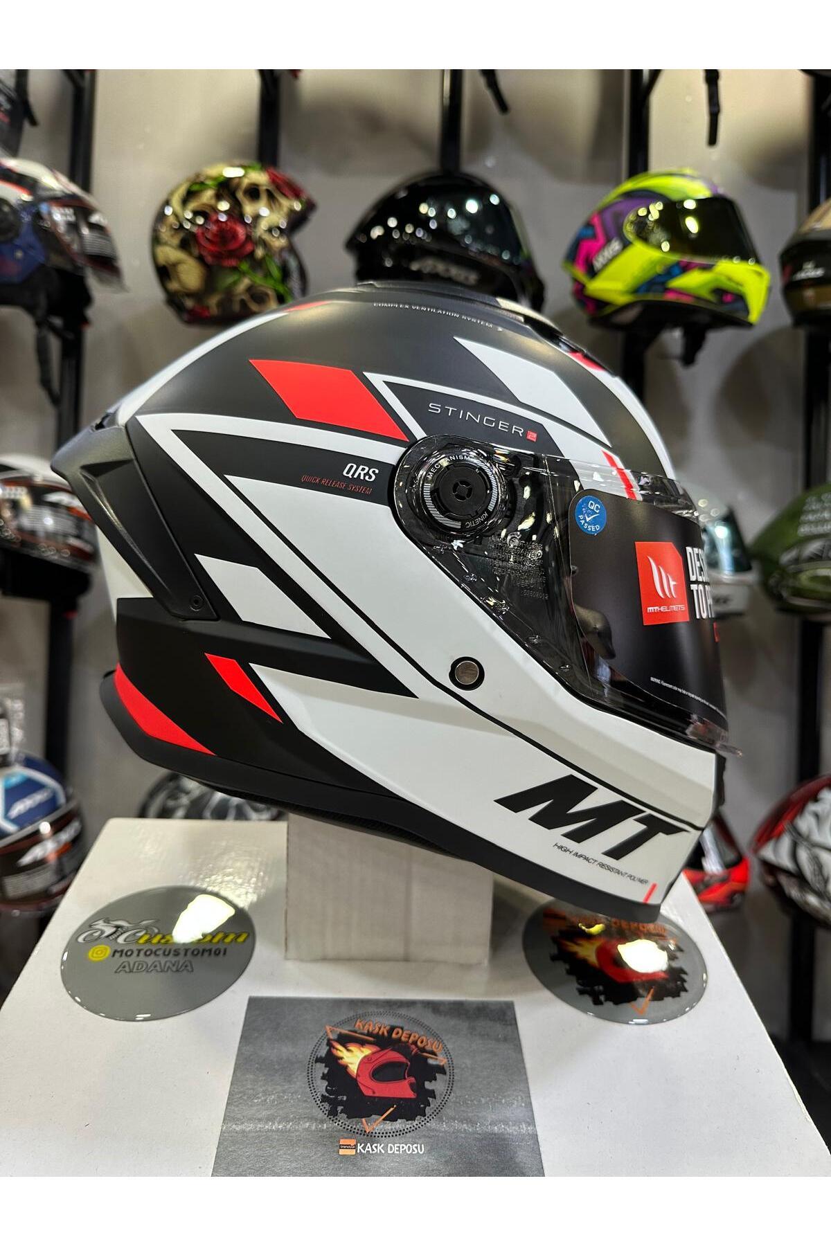 MT Helmets Stinger 2 Zivze B5 Mat Kapalı Motosiklet Kaskı